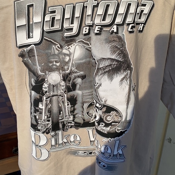 75th Anniversary 2016 Daytona Beach tee shirt - Picture 2 of 4